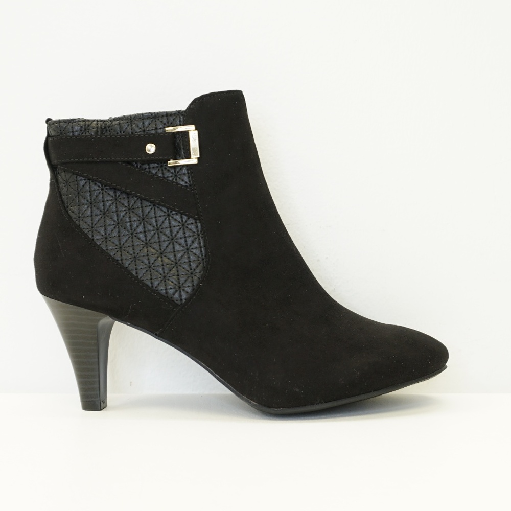 Apri High Heel Ankle Boot Bootie Black 8.5